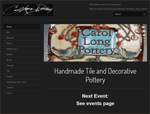 Tablet Screenshot of carollongpottery.com